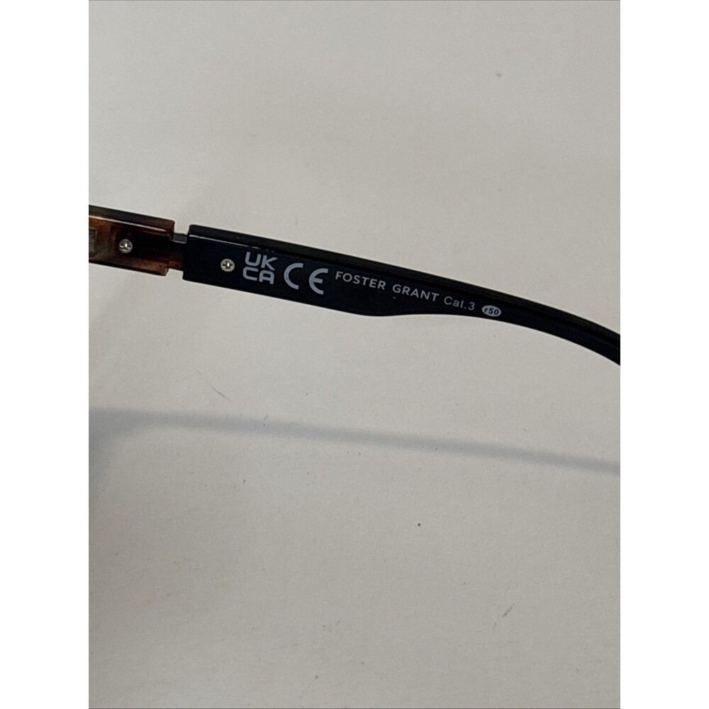 Foster Grant Sunglasses FG 24 57 BLK EMB Black Fashion Frames 100% UVA-UVB - Picture 7 of 12